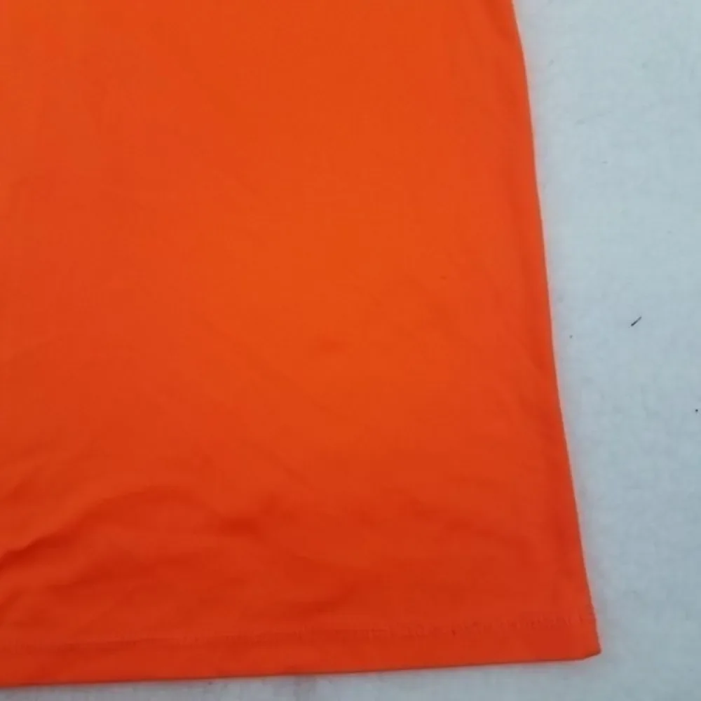 Spyder Tee Kids S Orange Logo Short Sleeve Bright Neon Stripe Spider Graphic